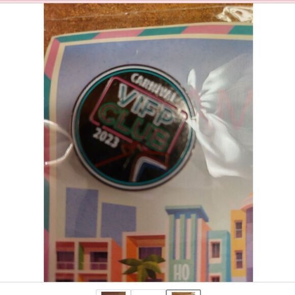 NEW SEALED Carnival Pin VIFP Club Miami 2023 Cruise Ships VIP Pin - Picture 3 of 3